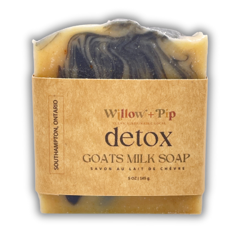 Detox Bar - 100% Natural Goat's Milk Soap - Natural, Palm-Free