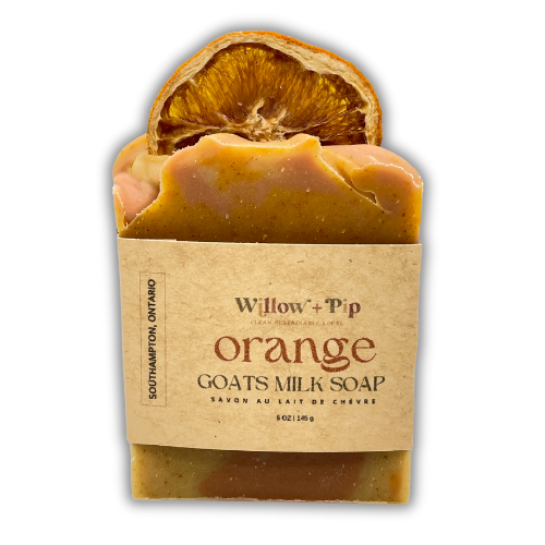 Orange - 100% Natural Goat's Milk Soap - Natural, Palm-Free
