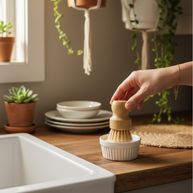 Zero Waste Dish Soap Bar + Ceramic Ramekin