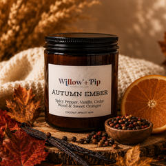 Autumn Ember - Coconut Apricot Wax Candle