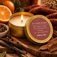 Autumn Ember | Travel Tin Candle