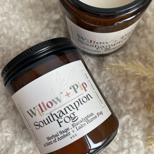 Southampton Fog | 8 Ounce Coconut Apricot Wax Candles | Toxin-Free