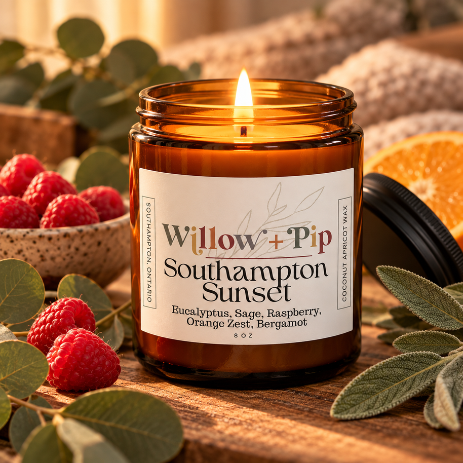 Southampton Sunset - Coconut Apricot Wax Candle