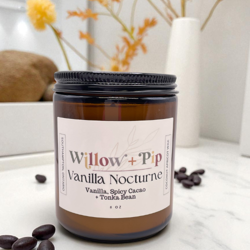Vanilla Nocturne- Coconut Apricot Wax Candle