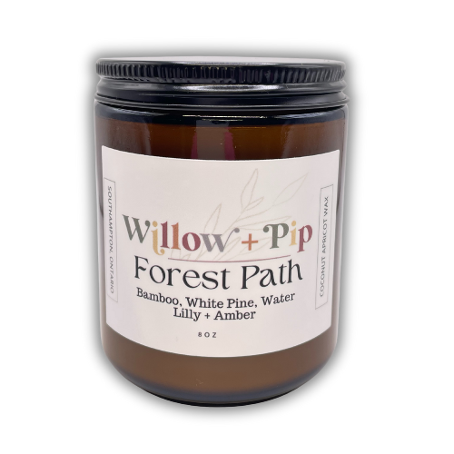 Forest Path | 8 Ounce Coconut Apricot Wax Candles | Toxin-Free