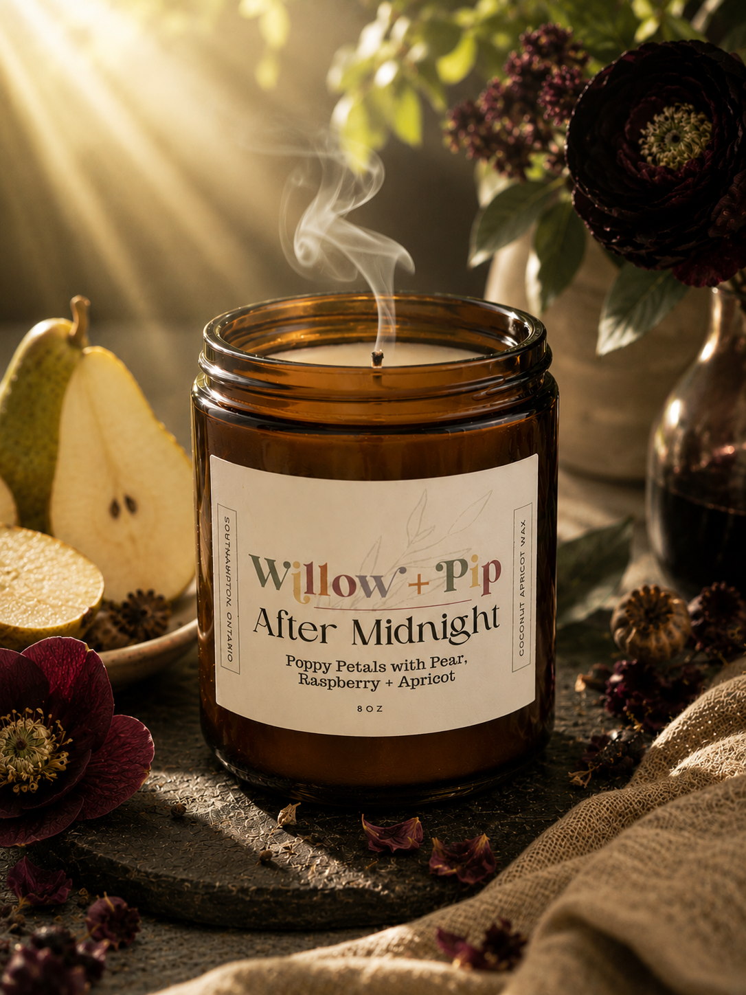 After Midnight - Coconut Apricot Wax Candle