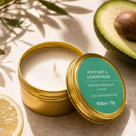 Avocado & Lemongrass - Travel Tin Candle