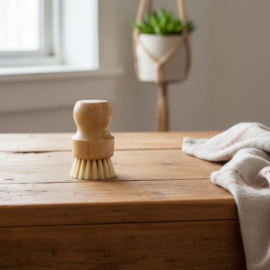 Bamboo Dish Scrub Brush