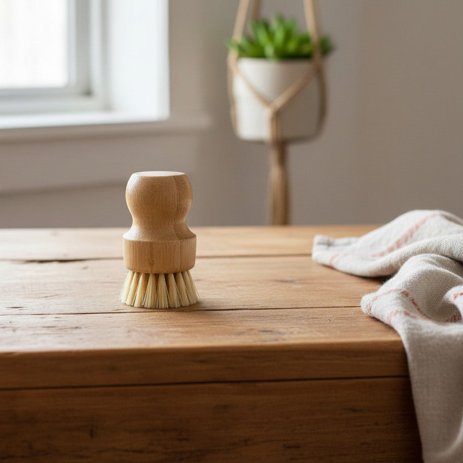 Bamboo Dish Scrub Brush