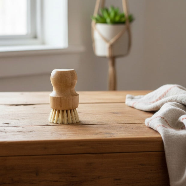 Bamboo Dish Scrub Brush