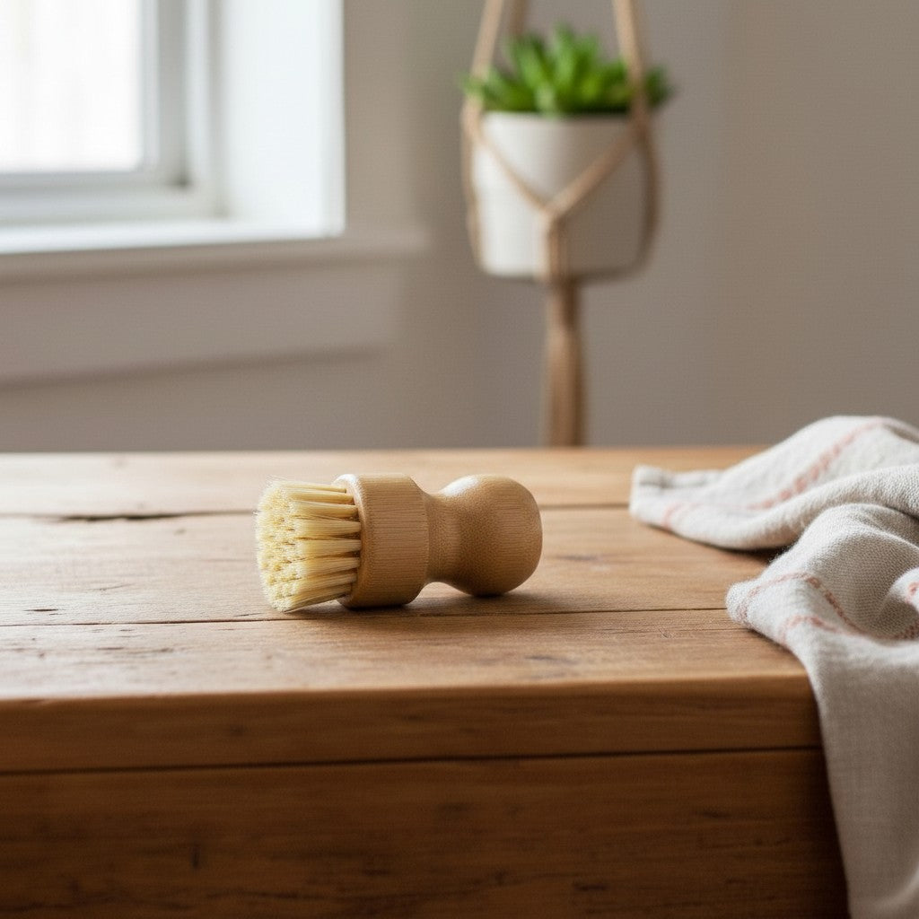 Bamboo Dish Scrub Brush