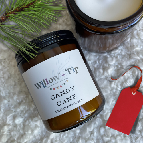 CANDY CANE – Holiday Candle - 8 Ounce