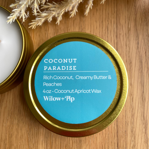 Coconut Paradise - Travel Tin Candle