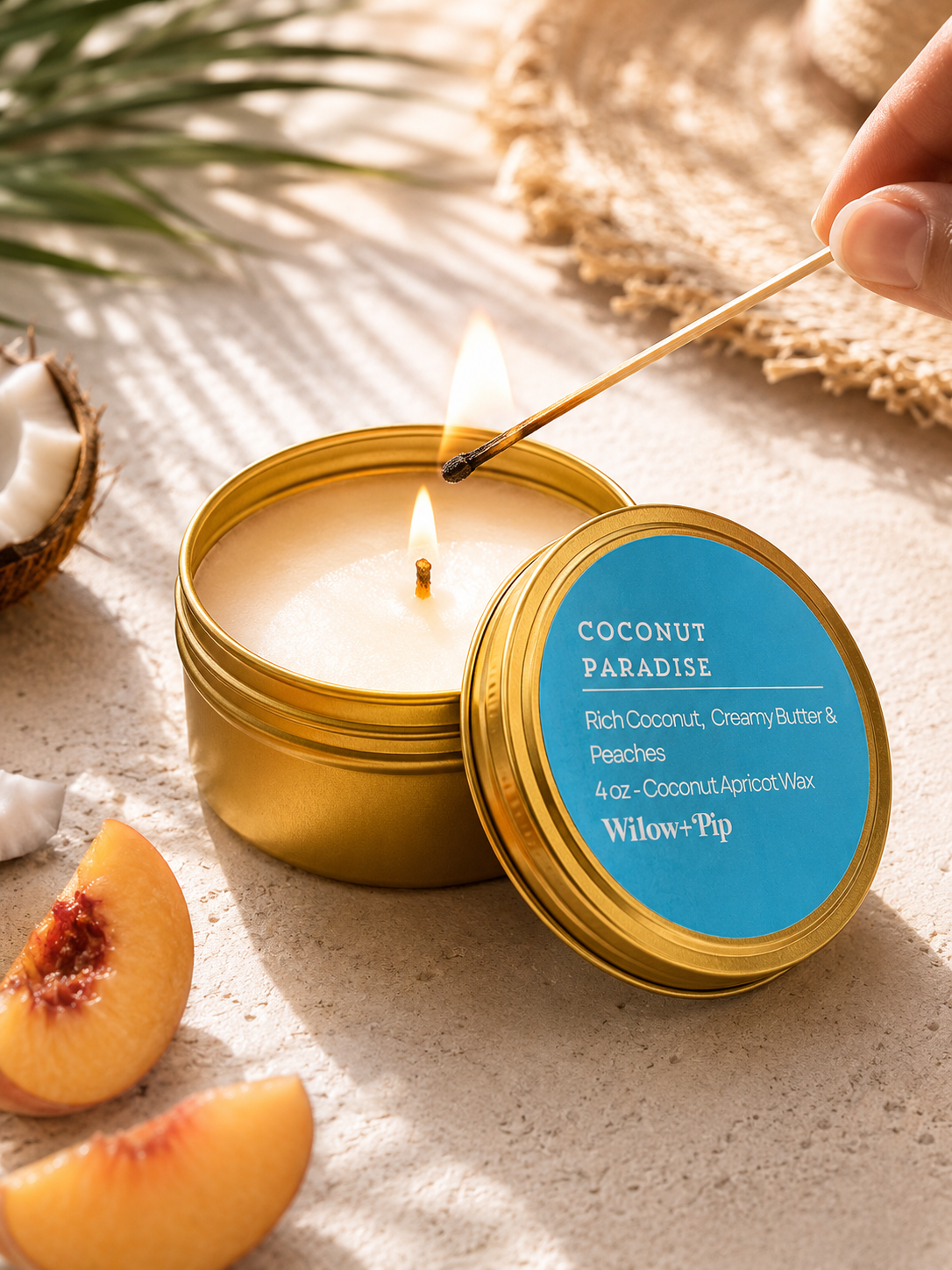 Coconut Paradise - Travel Tin Candle