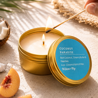 Coconut Paradise - Travel Tin Candle
