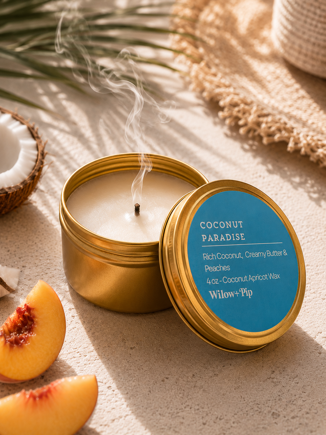 Coconut Paradise - Travel Tin Candle