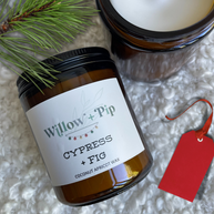 CYPRESS + FIG – Holiday Candle - 8 Ounce