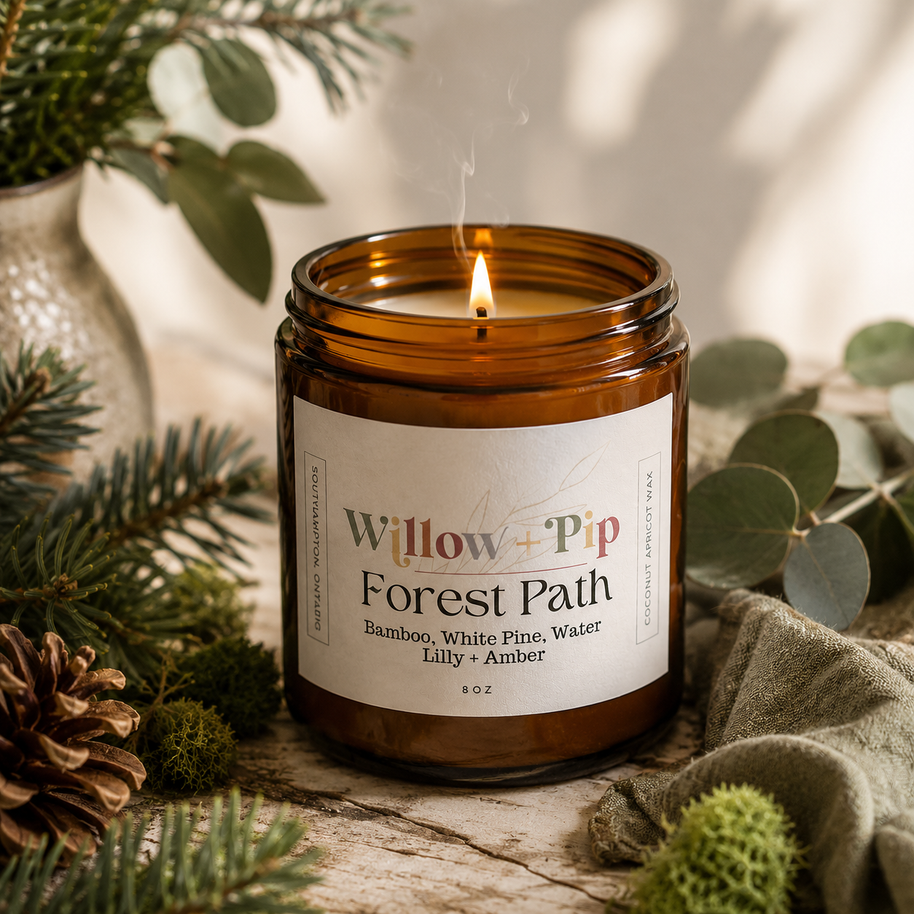 Forest Path - Coconut Apricot Wax Candle