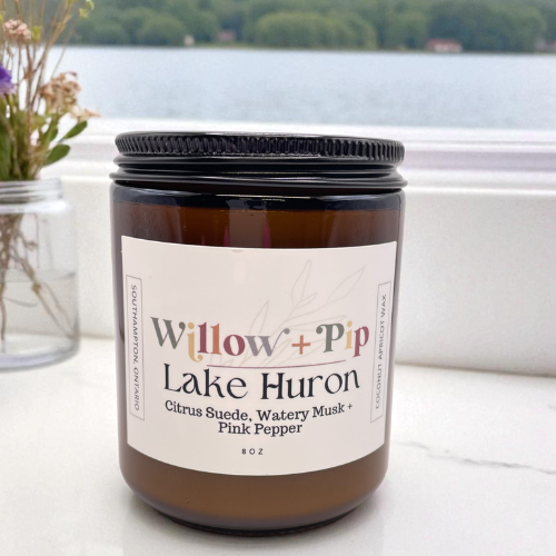 Lake Huron - Coconut Apricot Wax Candle