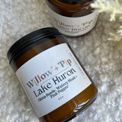 Lake Huron - Coconut Apricot Wax Candle