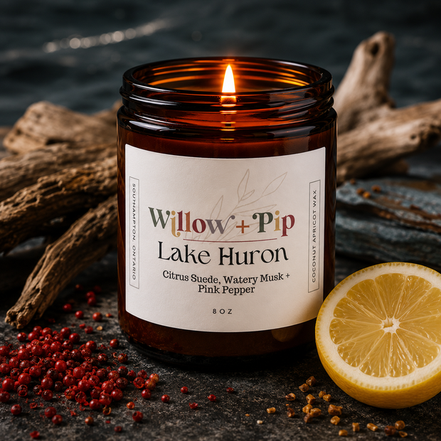 Lake Huron - Coconut Apricot Wax Candle