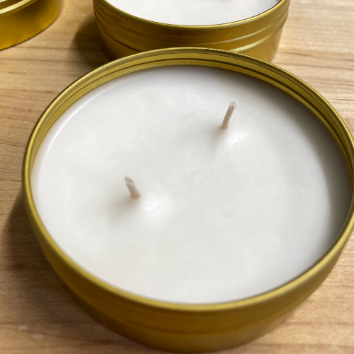 Vanilla & Palo Santo - Travel Tin Candle