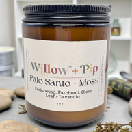 Palo Santo and Moss - Coconut Apricot Wax Candle