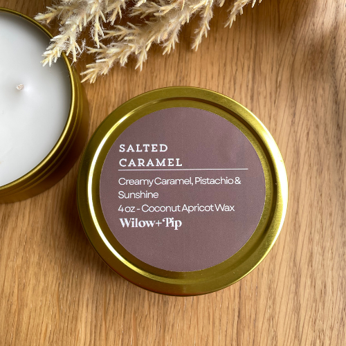 Salted Caramel - Travel Tin Candle
