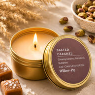 Salted Caramel - Travel Tin Candle