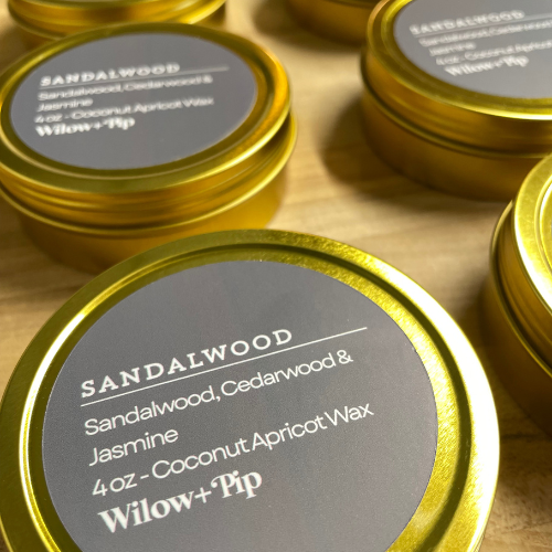 Sandalwood - Travel Tin Candle