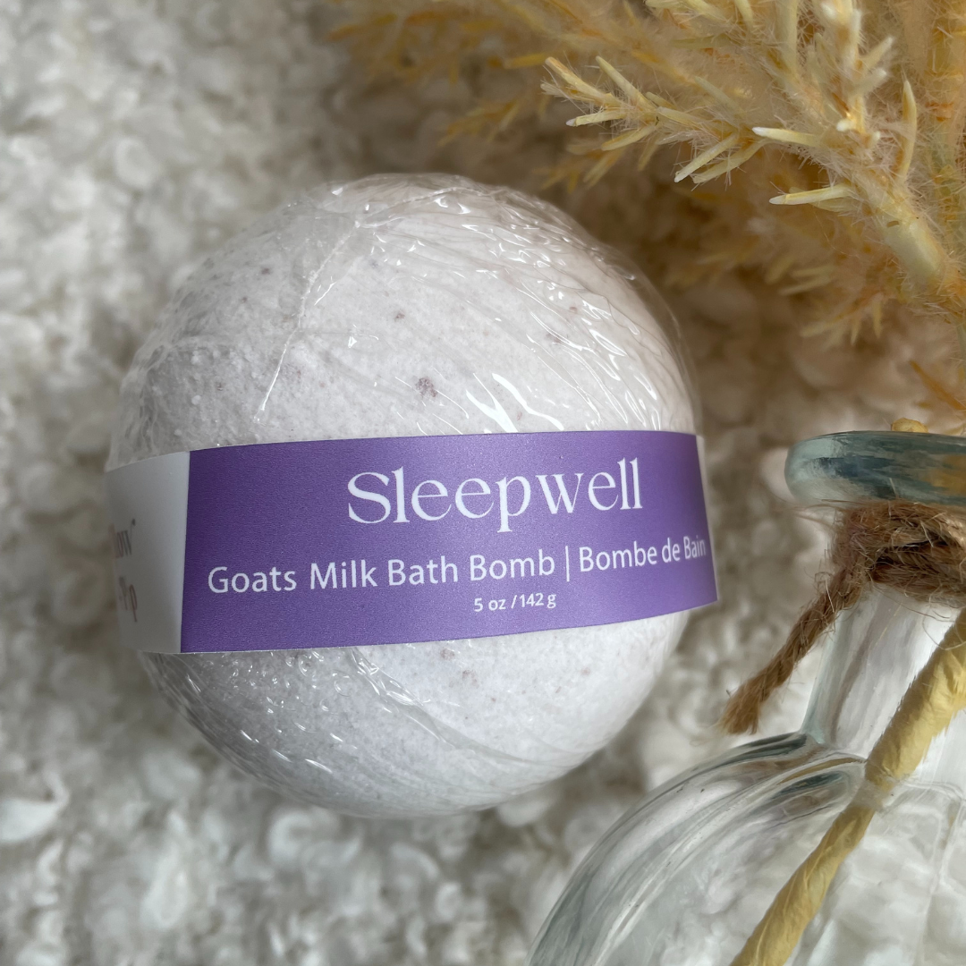 Sleepwell - Goats Milk Bath Bomb