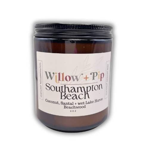 Southampton Beach | 8 Ounce Coconut Apricot Wax Candles | Toxin-Free