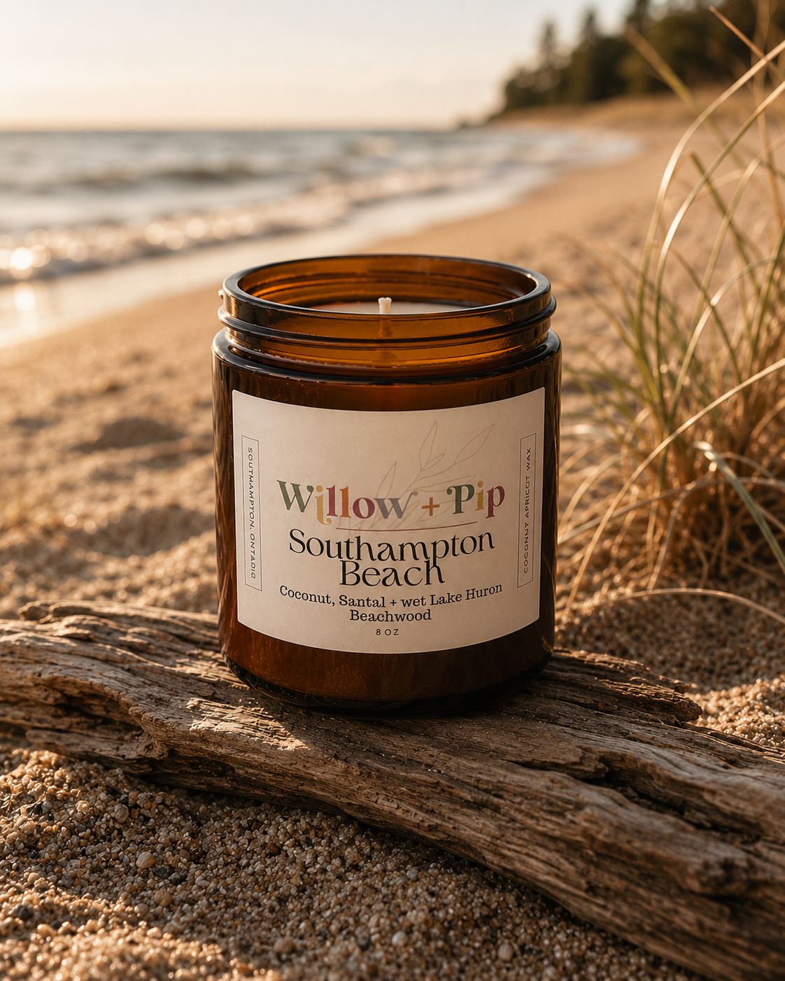 Southampton Beach - Coconut Apricot Wax Candle