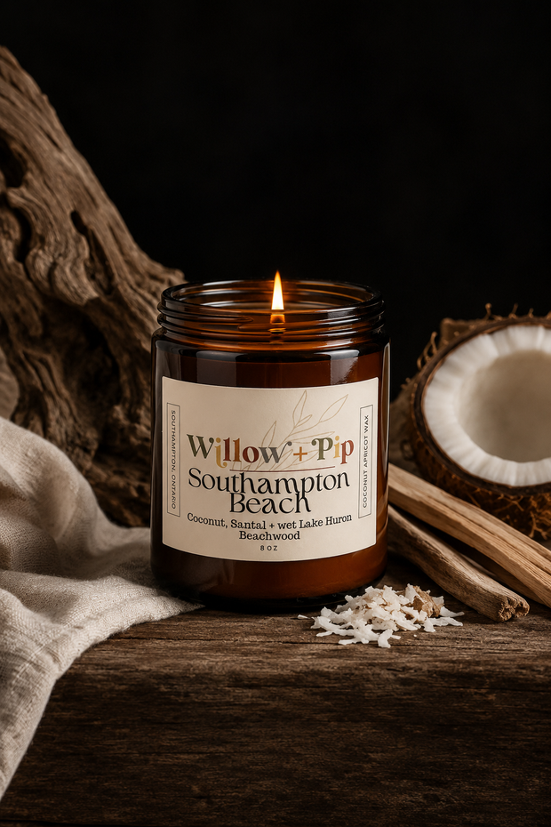 Southampton Beach - Coconut Apricot Wax Candle