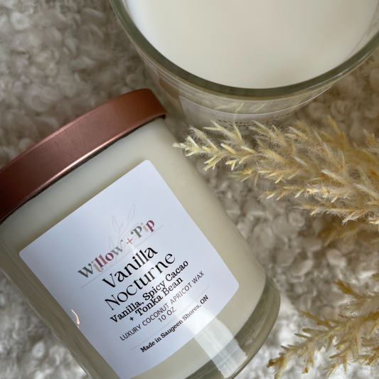 Vanilla Nocturne | 10 Ounce Coconut Apricot Wax Candles | Toxin-Free (Copy) (Copy)